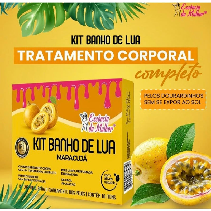 Kit Completo Banho de Lua ESSÊNCIA da MULHER / CONTÉM 10 ITENS (somente maracuja)